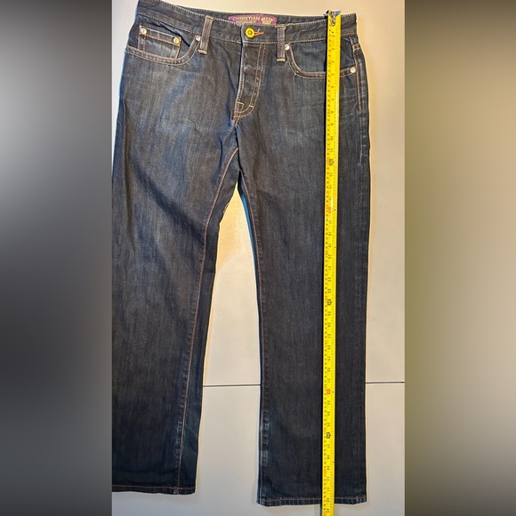 Christian Audigier Denim Jeans Panther Ed Hardy Style Size 32 - 34 - Picture 10 of 14
